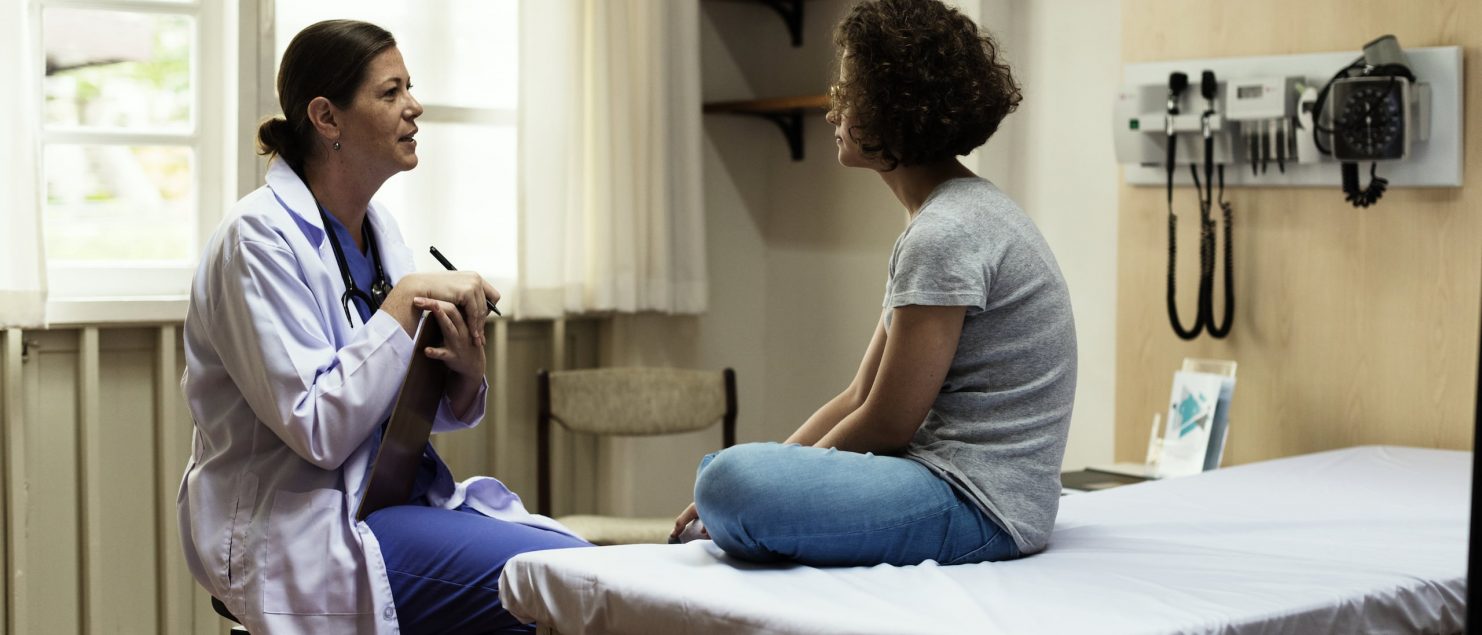 Image of consultation in a hospital